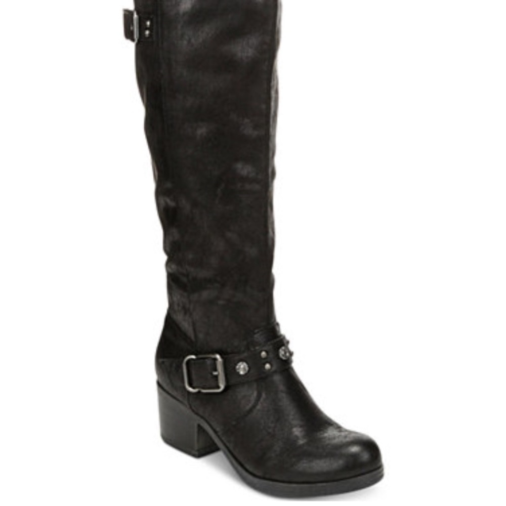 Cara tall riding boots by Carlos Santana
