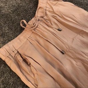 Forever 21 Beige Tan Joggers Linen Pants