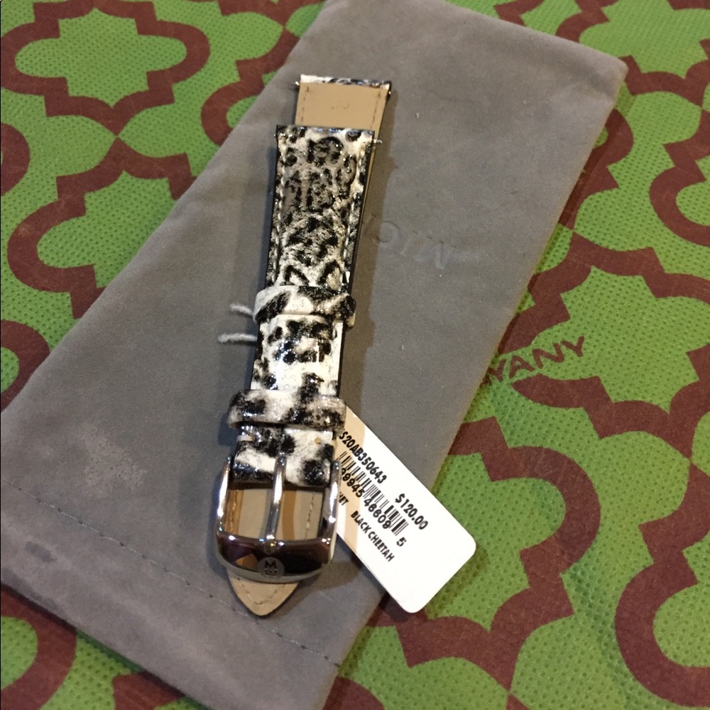 New Michele leather 20 mm watch strap band