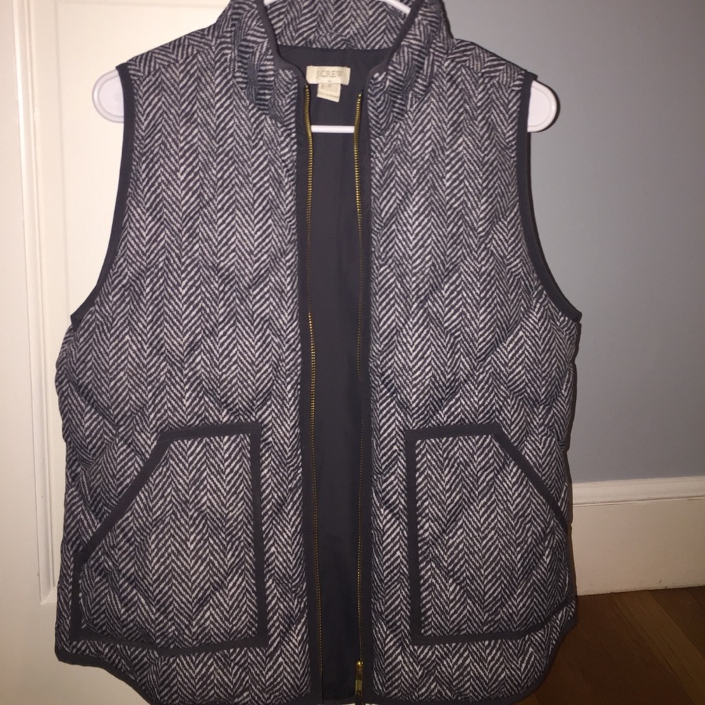 Patterned J.Crew vest