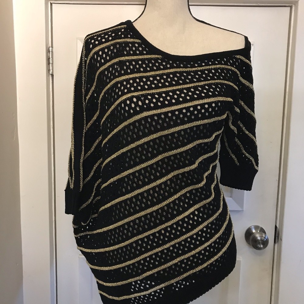City Chic (sz 14) Metallic Sweater - Picture 3 of 7