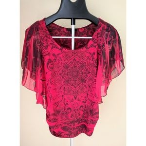 Expresso red blouse