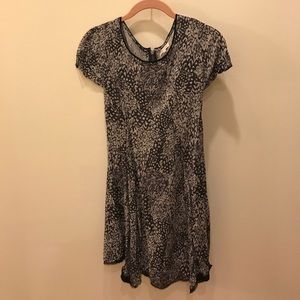 Silence + noise print skater dress