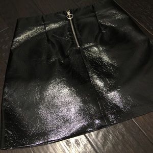 Blank NYC Skirts - Faux Patent Leather Mini Skirt Blank NYC Skirts - Faux Patent Leather Mini Skirt