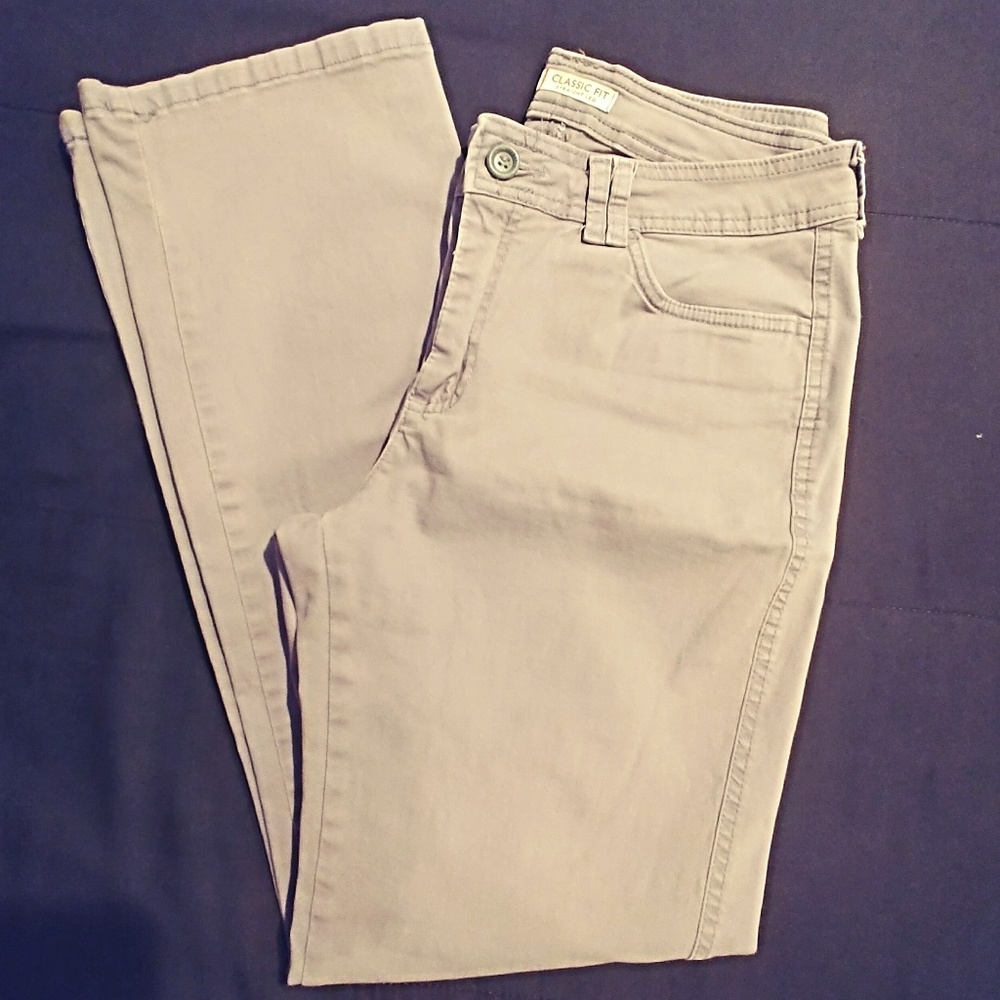 Lee Classic Fit Grey Straight Leg Pants