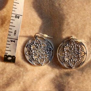 AmericanEagleOutfitters Silver medallion earrings