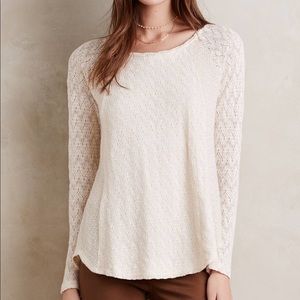 One September Anthropologie Knit Sweater Top