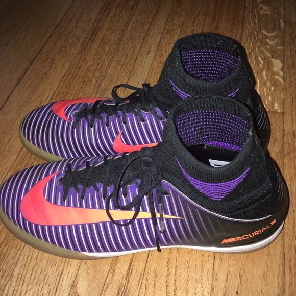 purple indoor soccer shoes