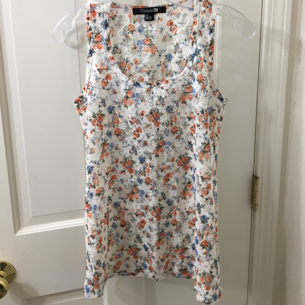 Lacy floral top