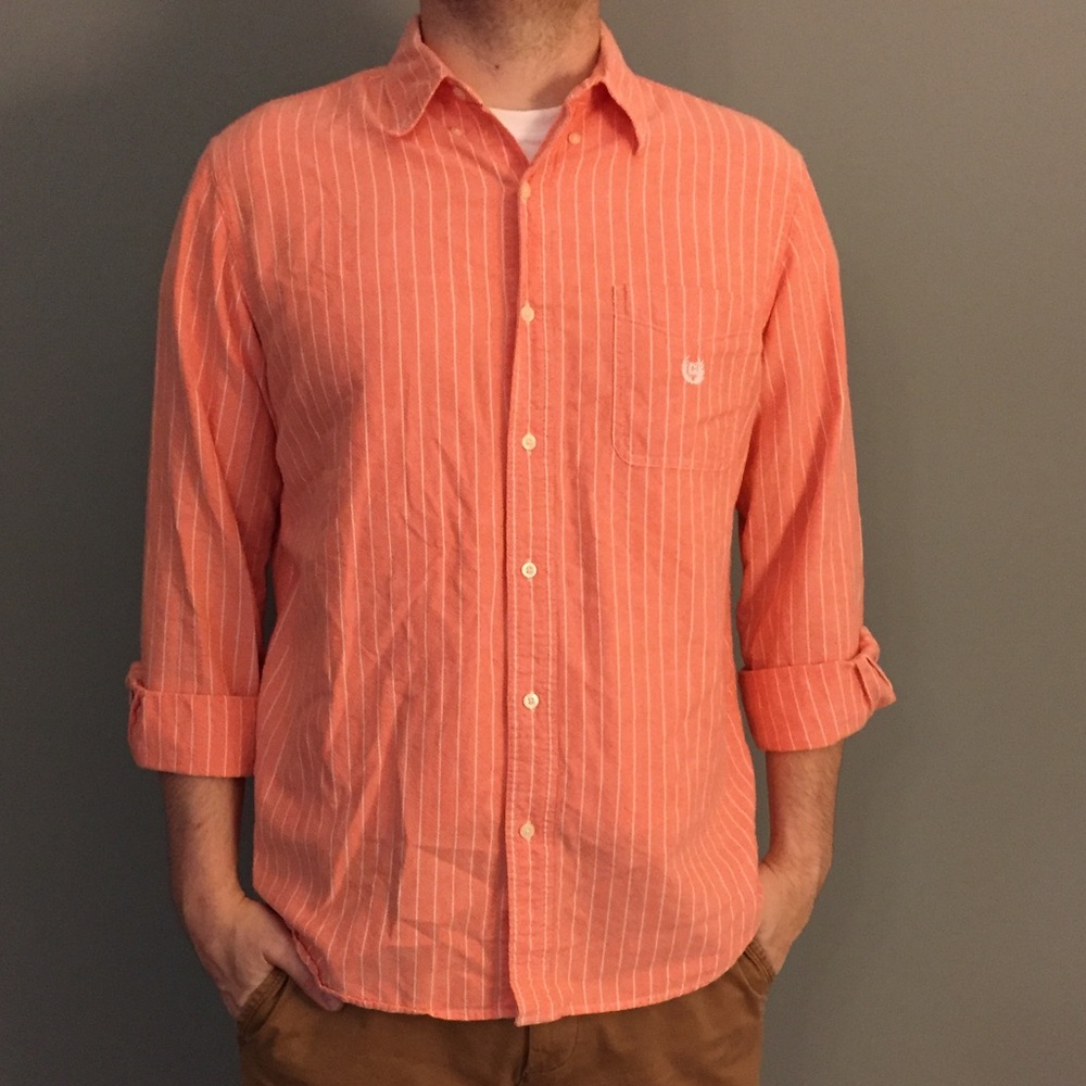 Coral Chaps Ralph Lauren button up