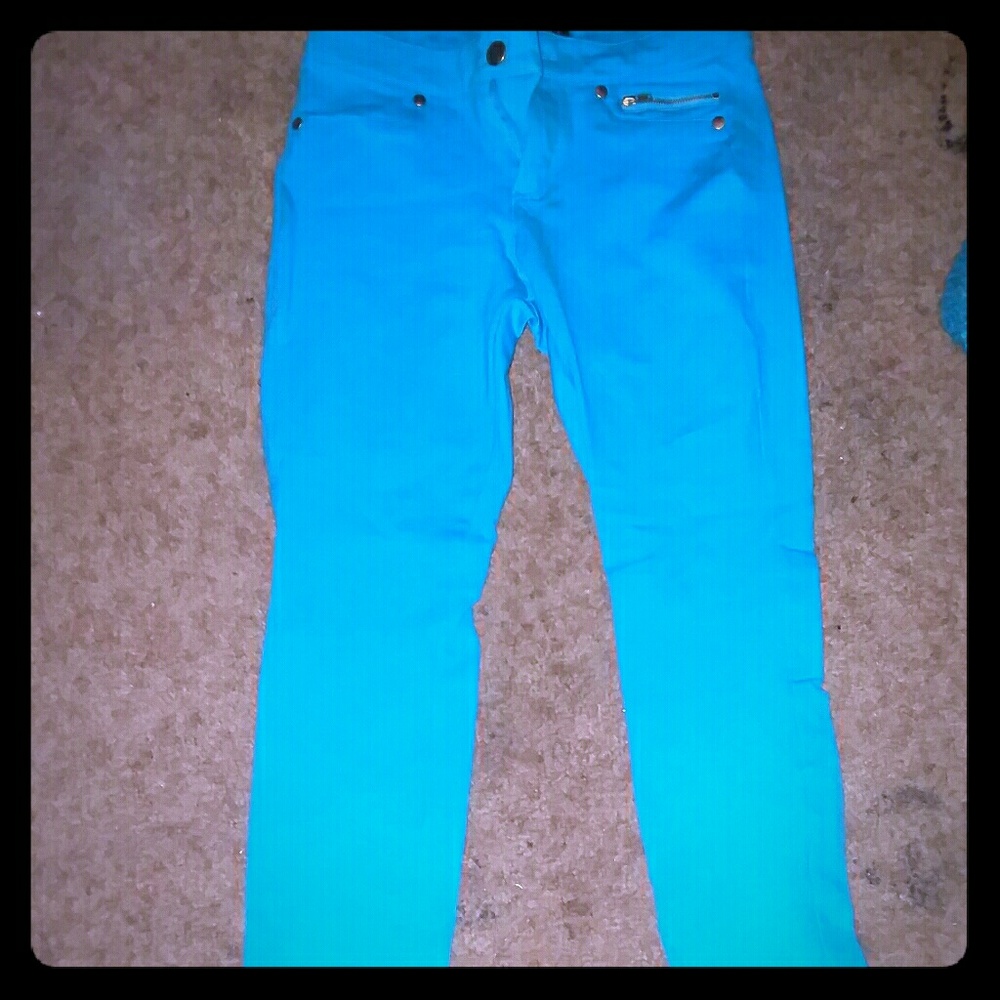 🌹SALE!🌹 Bright Blue Leggings by Cisono Size M