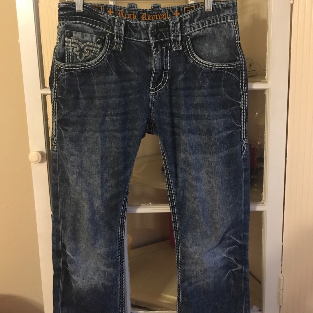 Men’s Rock Revival Slim Straight