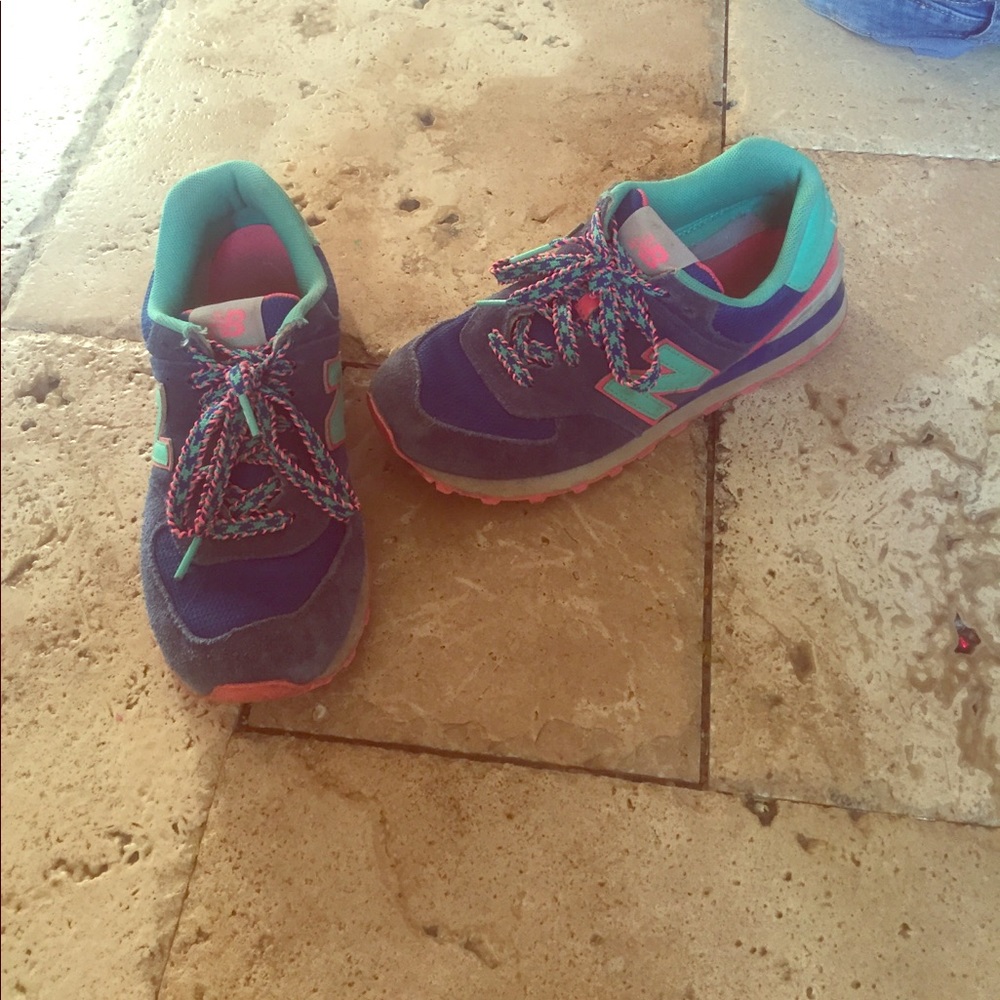 New Balance colorful tennis shoes
