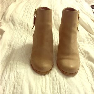 Aldo leather ankle booties