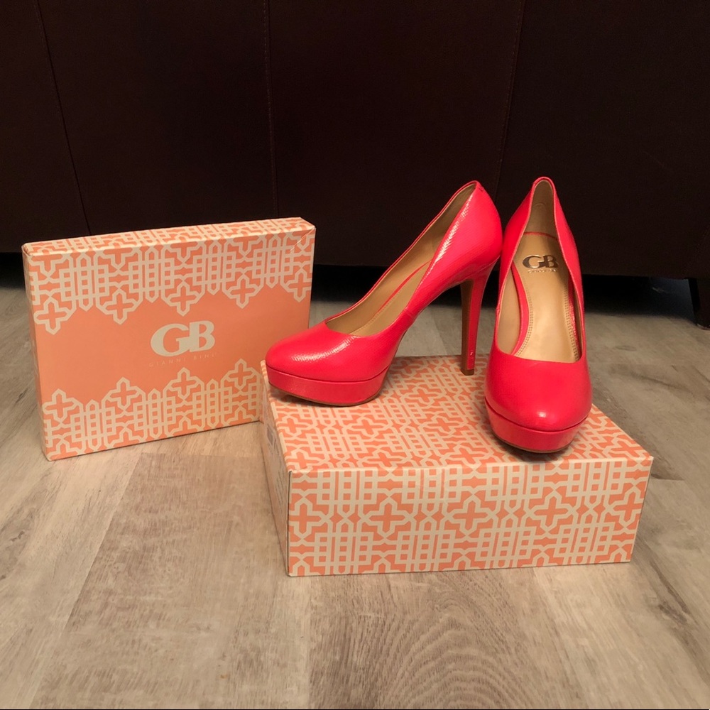 Gianni bini hot pink high heels 9 shoes