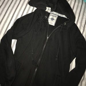 Victoria secret "pink" black zip-up
