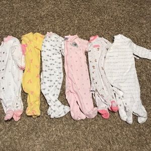 Bundle of 6 cotton sleepers.