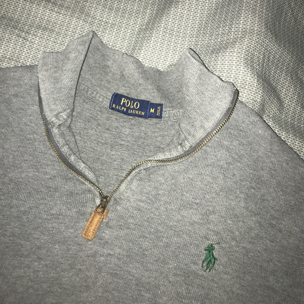 Polo collared fleece