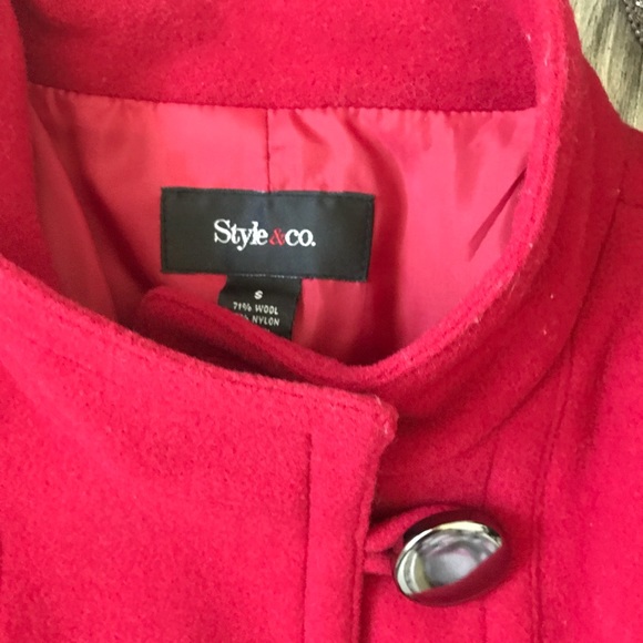 🛍PRICE DROP🛍 GORGEOUS RED STYLE&CO JACKET⭐️ - Picture 4 of 8