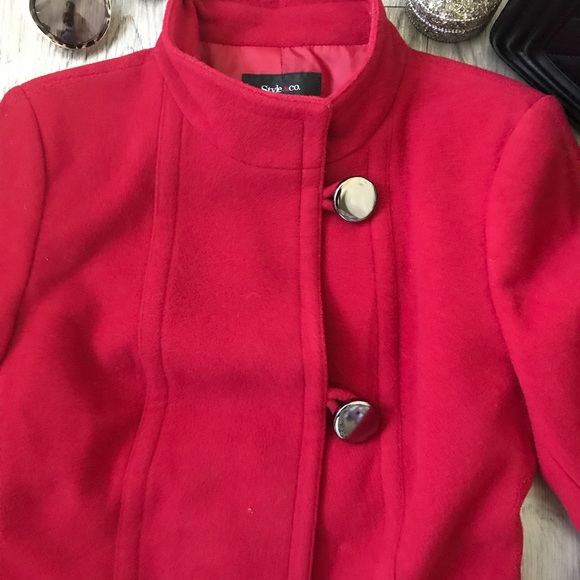 🛍PRICE DROP🛍 GORGEOUS RED STYLE&CO JACKET⭐️ - Picture 5 of 8
