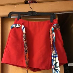 Red Skort