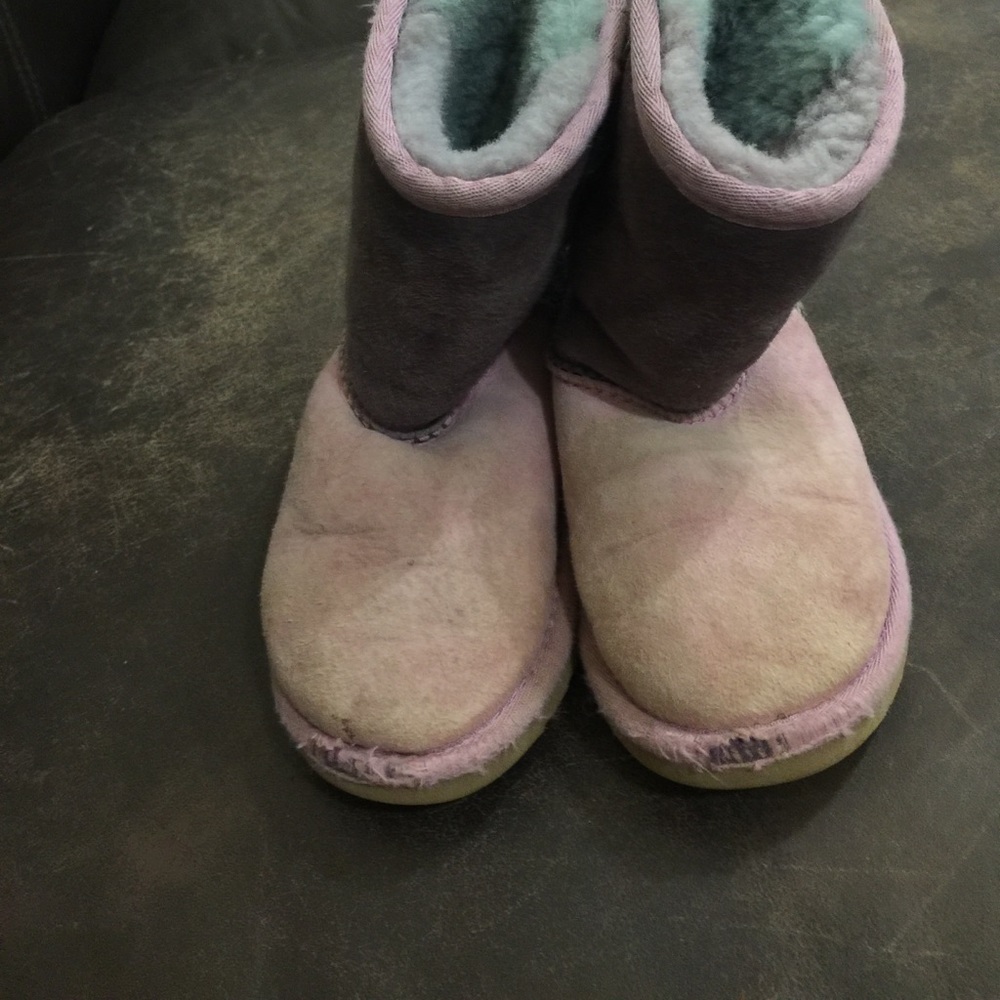 Ugg multi pastel boots