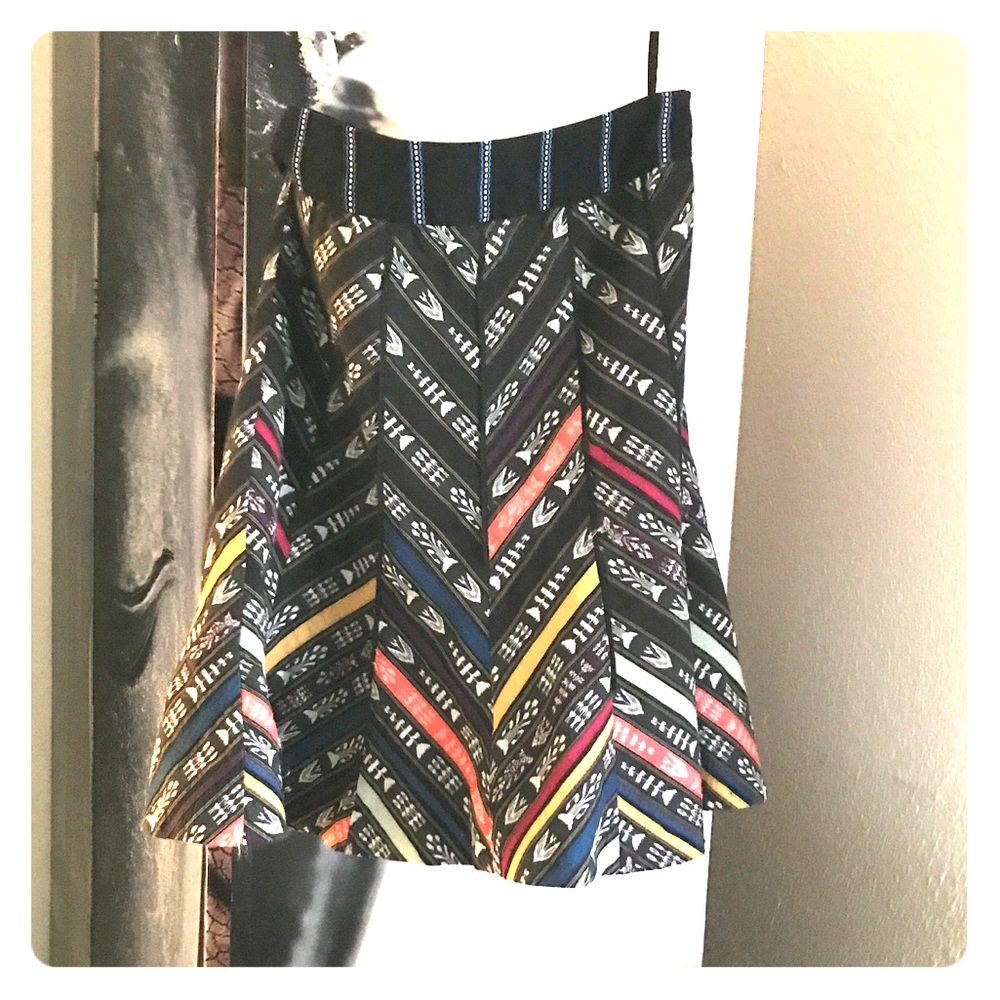 A 100% multi colored Skirt