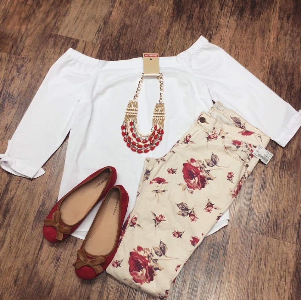 Free People floral pants sz 30/10