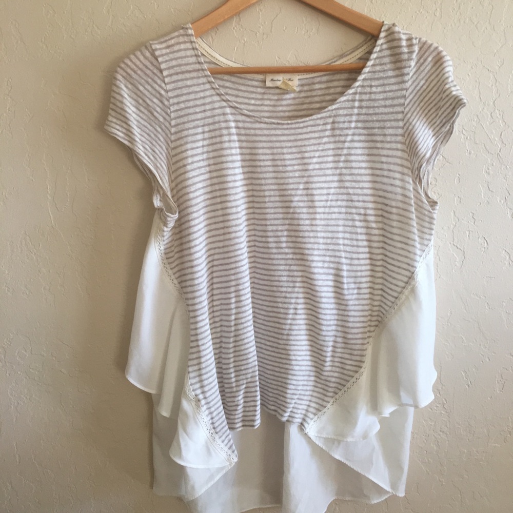 Anthropologie Striped Blouse - Picture 3 of 6