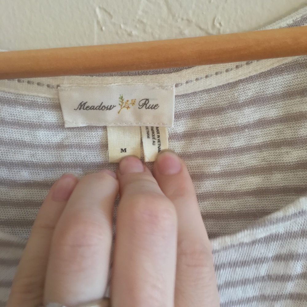 Anthropologie Striped Blouse - Picture 4 of 6