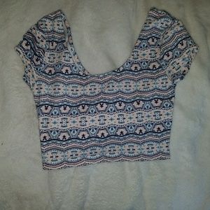 Aztec Crop Top