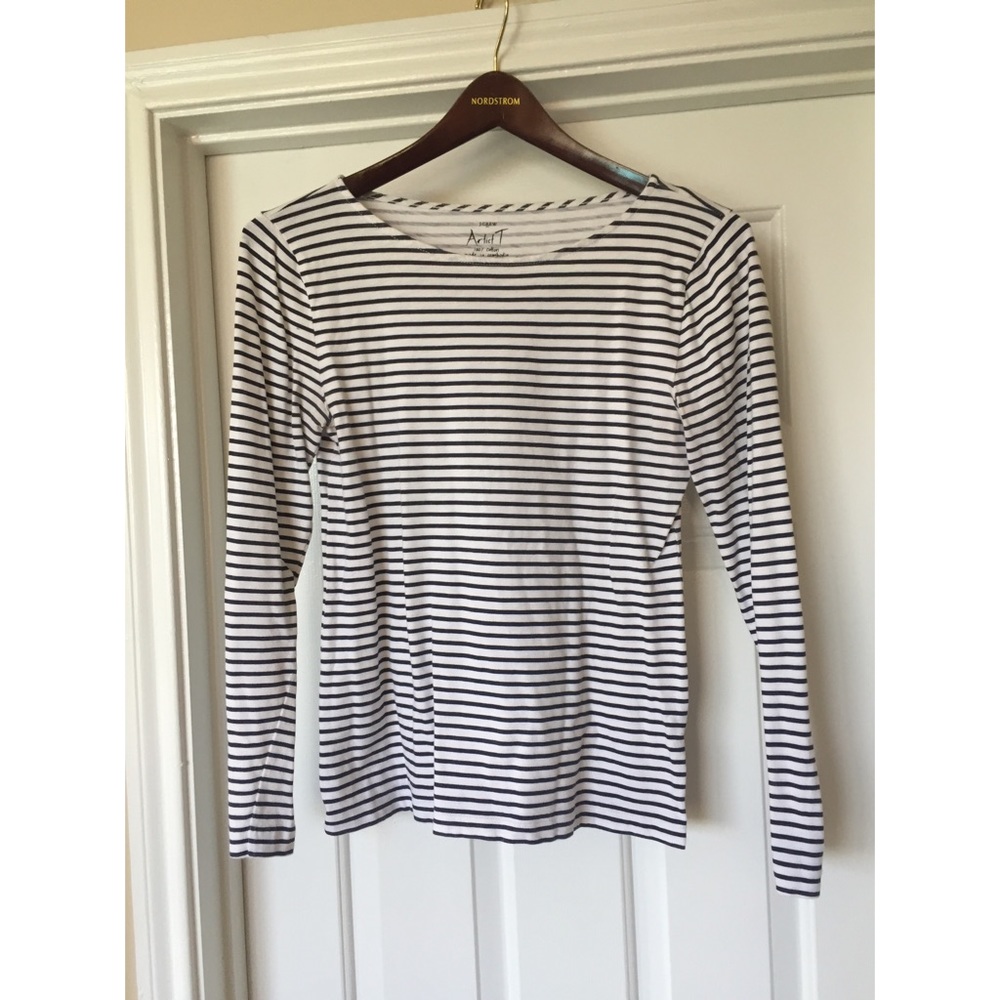 J Crew Long-Sleeved Artist T