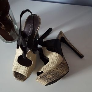 Jessica Simpson Snake Skin Heels
