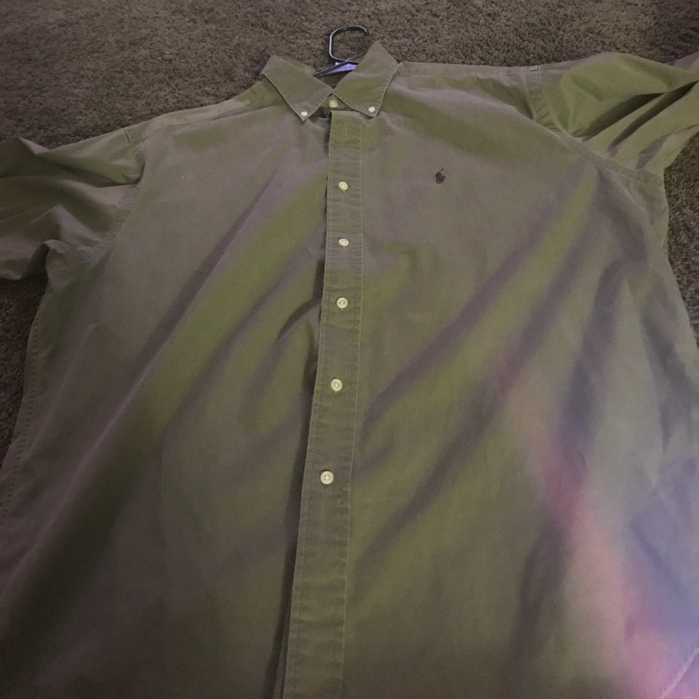 Casual polo shirt button down