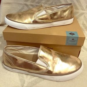 Sperry Top-Sider Seaside Metallic Platinum