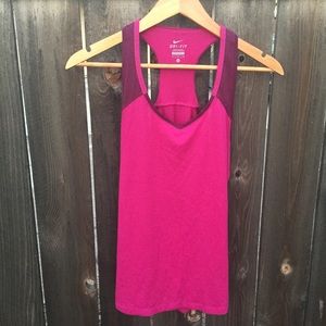 NIKE PINK WORK OUT TANK TOP SZ M