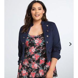 Cropped Military Jacket