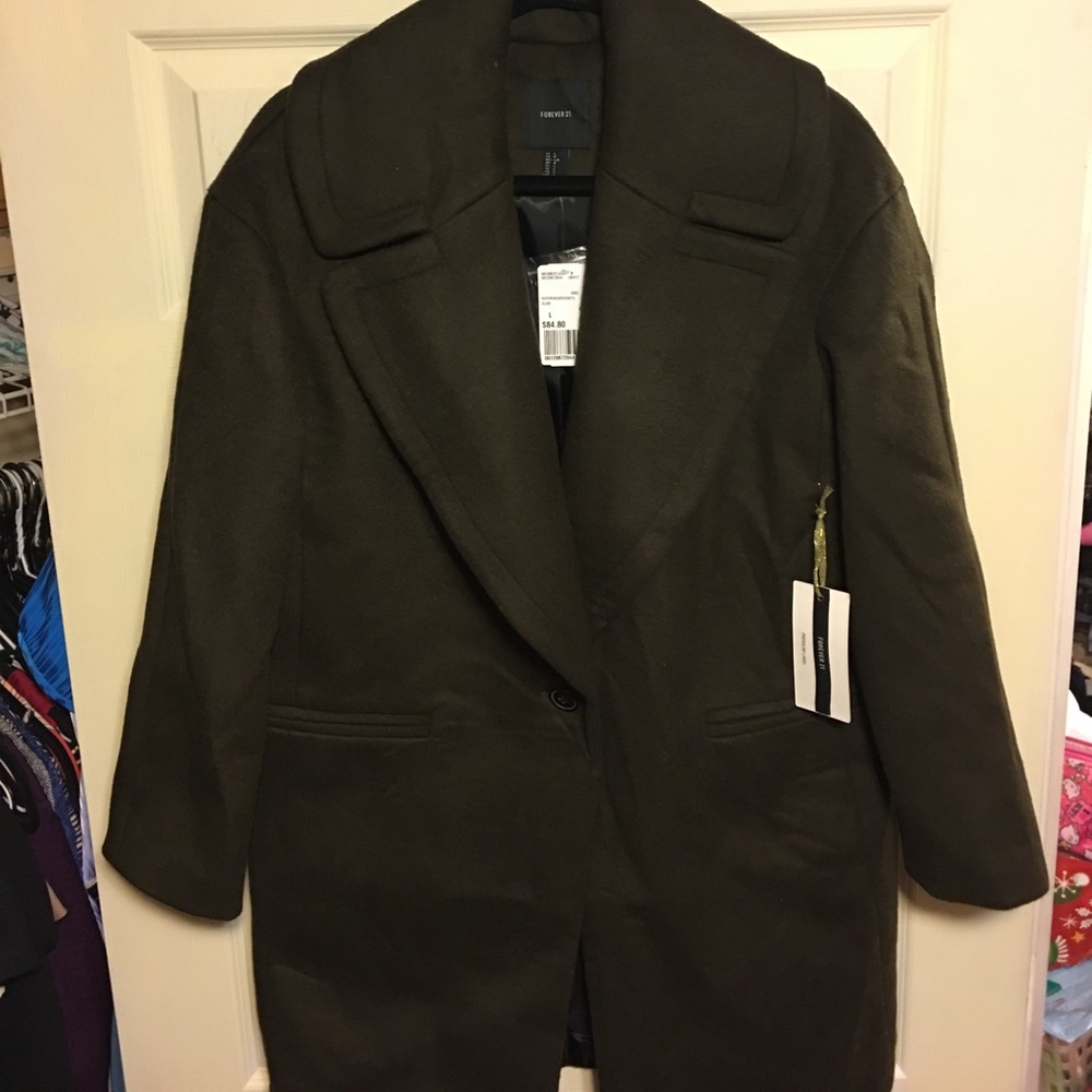 Super Stylish F21 Warm Pea Coat