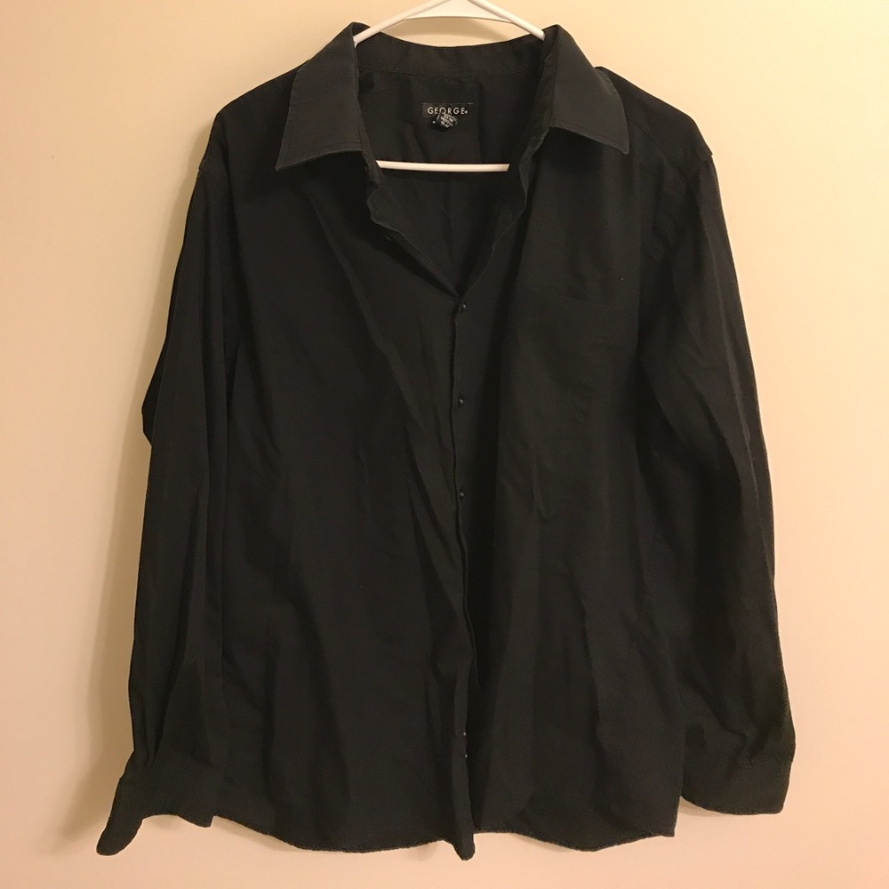 Men’s Black button up