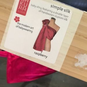 Sakura Bloom raspberry simple silk