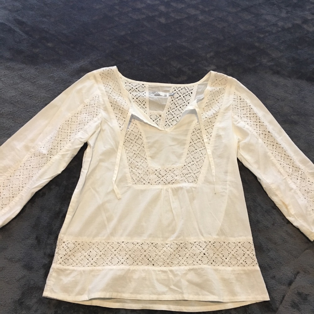 PrAna XS white top