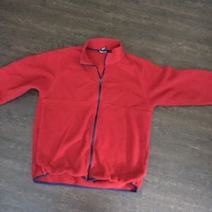 Red LL Bean jacket
