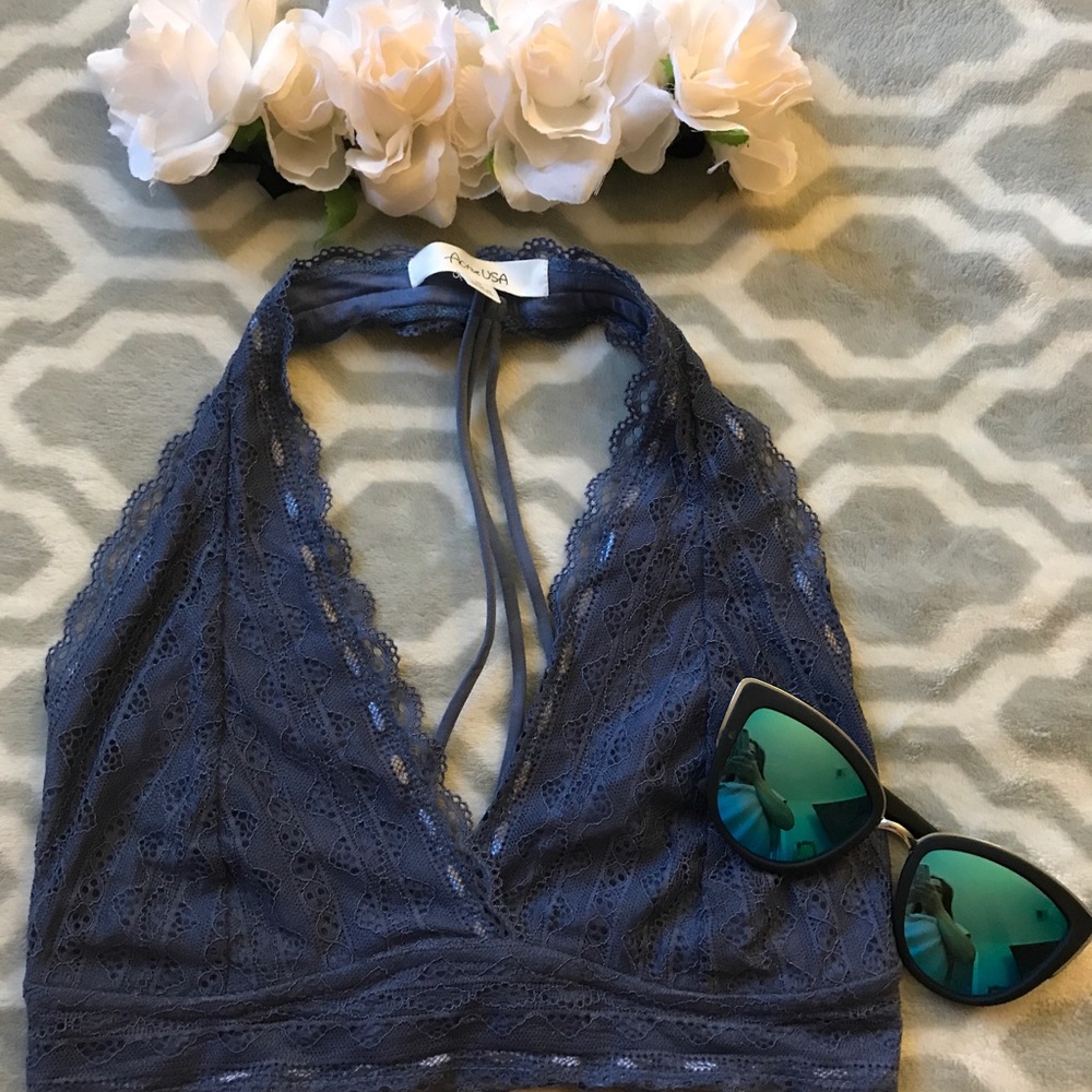 Lace Halter Bralette