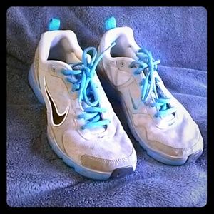 Gray/ Blue Nike Training FLEXTR