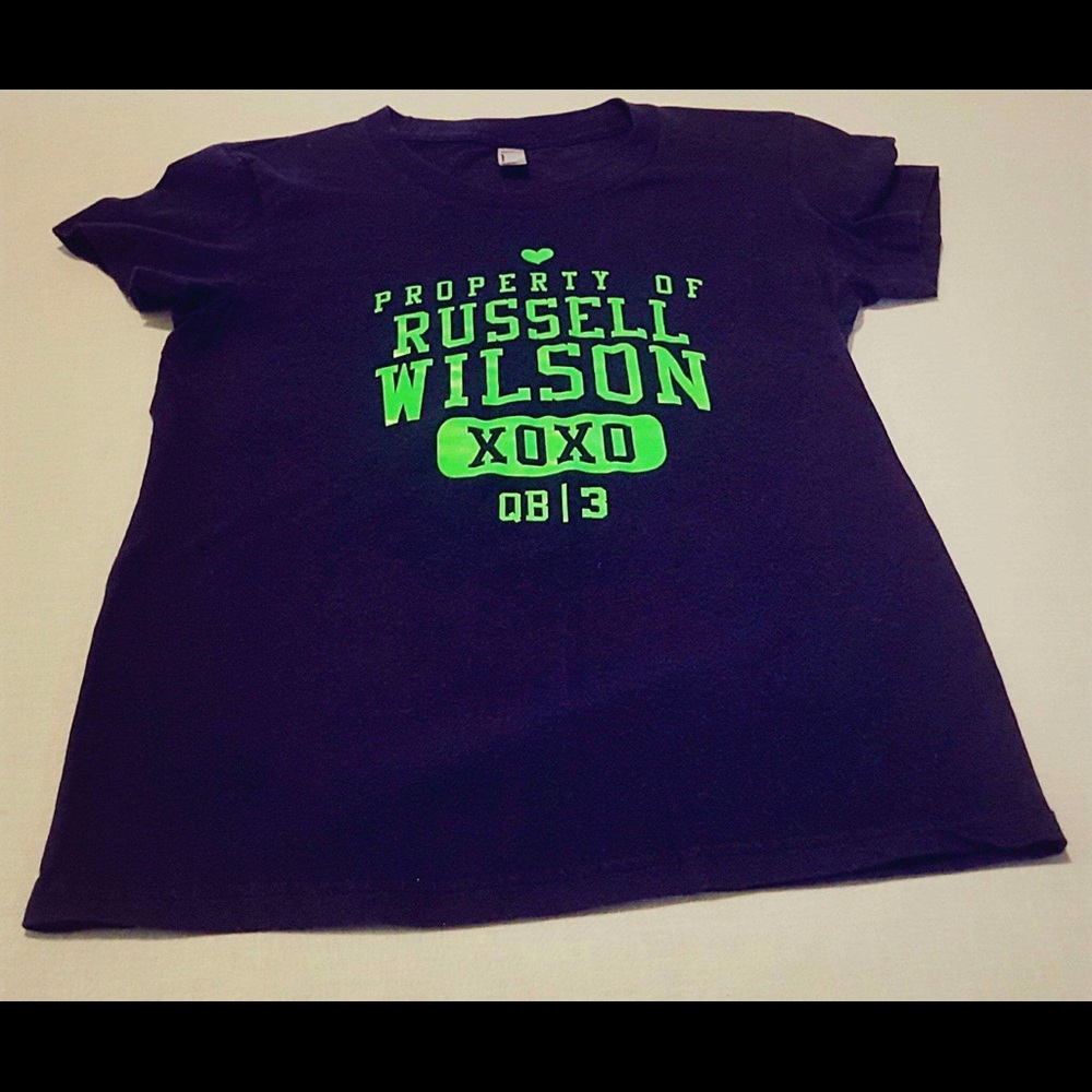 Sea Hawks 💚💙 Russell Wilson Shirt
