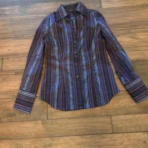 Express Design Studio Button Down Blouse - Small