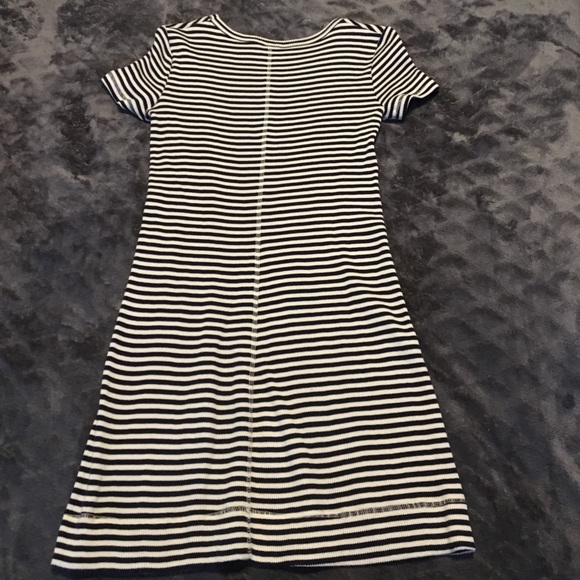 Never worn Theory brand navy & white striped dress - Picture 2 of 3