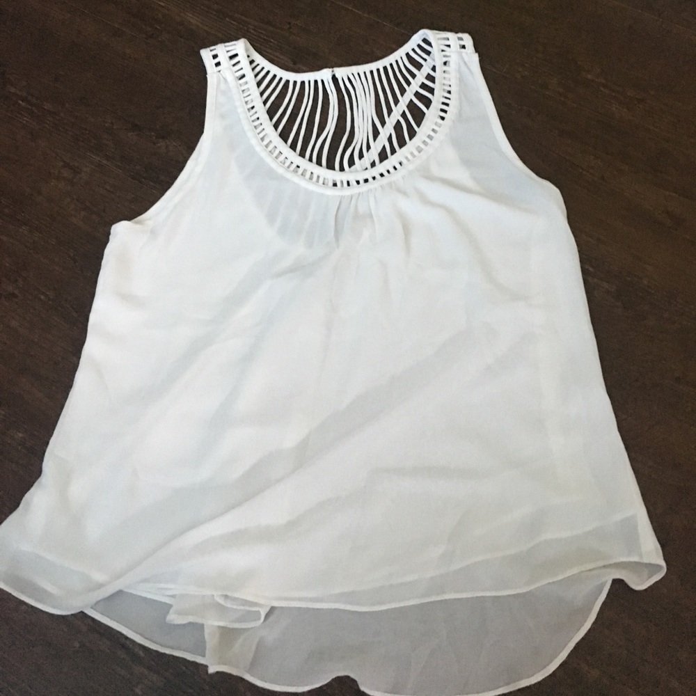 White tank top