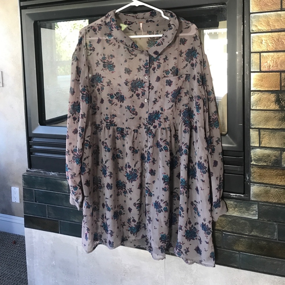 Free People Sheer dress or tunic