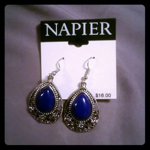 **SOLD**Earrings blue & Silver New!!!!